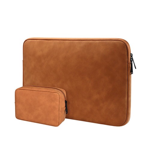 Leather laptop sleeve - leather, bag