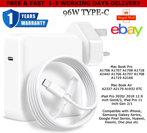 96w charger with usb - with, cable